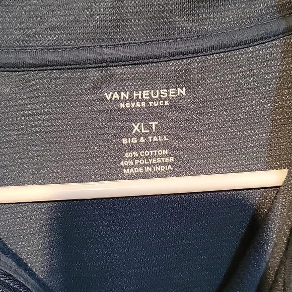 Van Heusen Xlt Mid Zip Up Sweatshirt - Picture 3 of 3